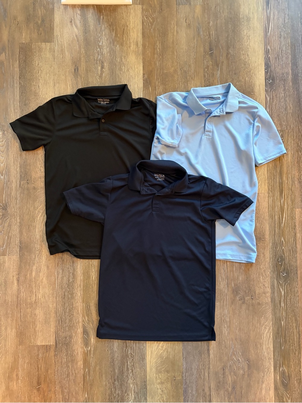NWOT Bundle of boys Nautica school uniform polos size XL 18/20